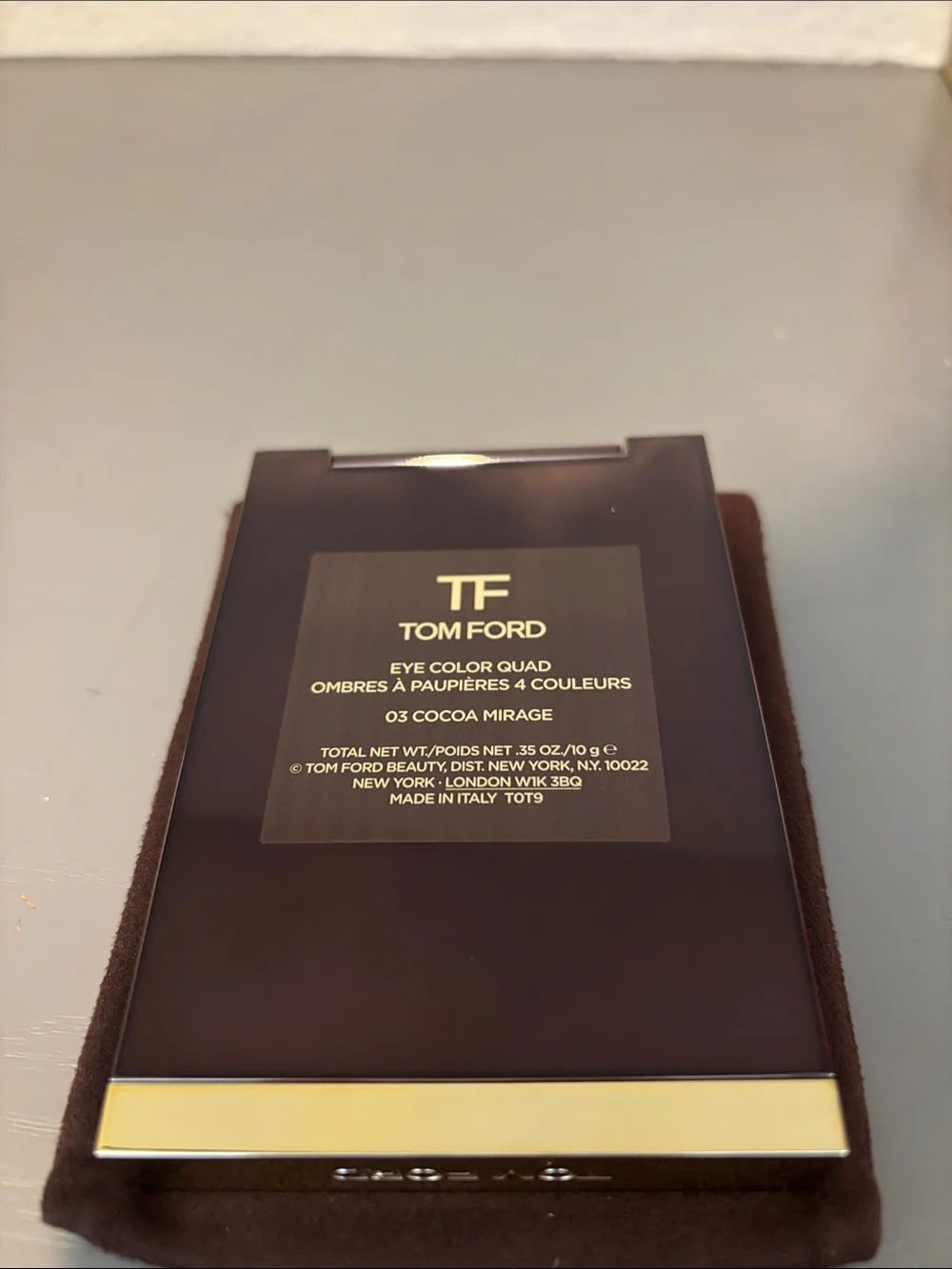Tom Ford Chocolate Brown & Gold Eyeshadow Compact
